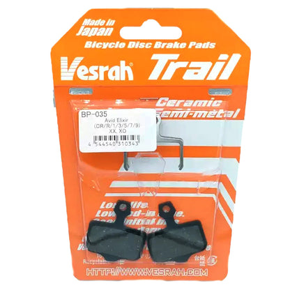 VESRAH Cycle Brake Pad - Trail BP-035