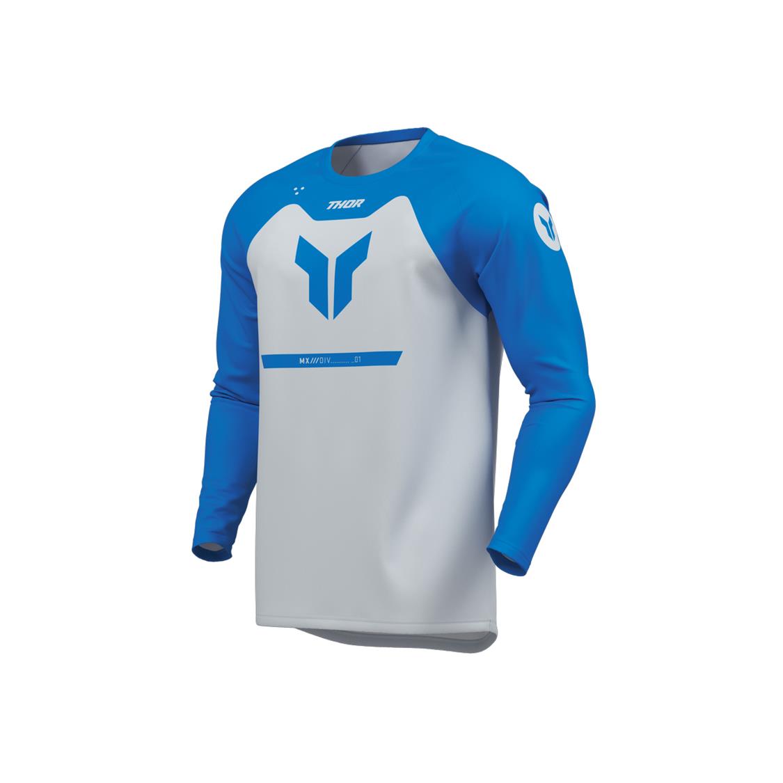 THOR MX JERSEY YOUTH RIDEMODE MENACE BLUE