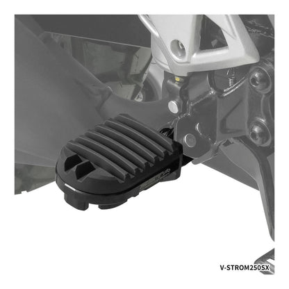 Zeta Adventure Foot Pegs V-Strom – Black