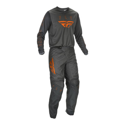 Fly Racing F-16 Youth Pant - Grey / Orange
