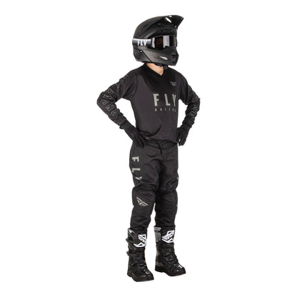 Fly Racing F-16 Youth Pant - Black / Grey