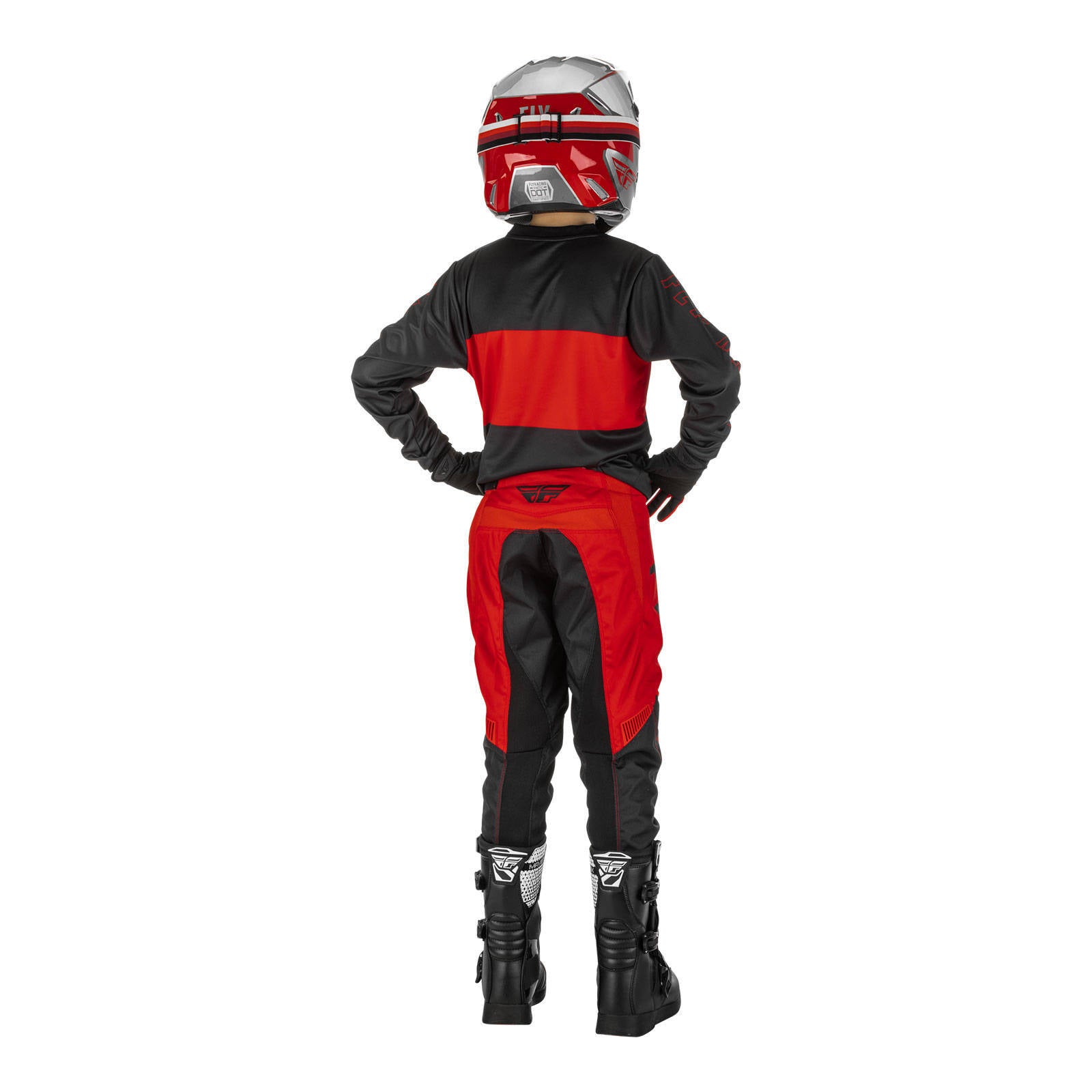 Fly Racing F-16 Youth Pant - Red / Black