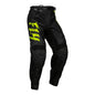 FLY Racing Youth F-16 Pants - Black / Neon Green / Light Grey