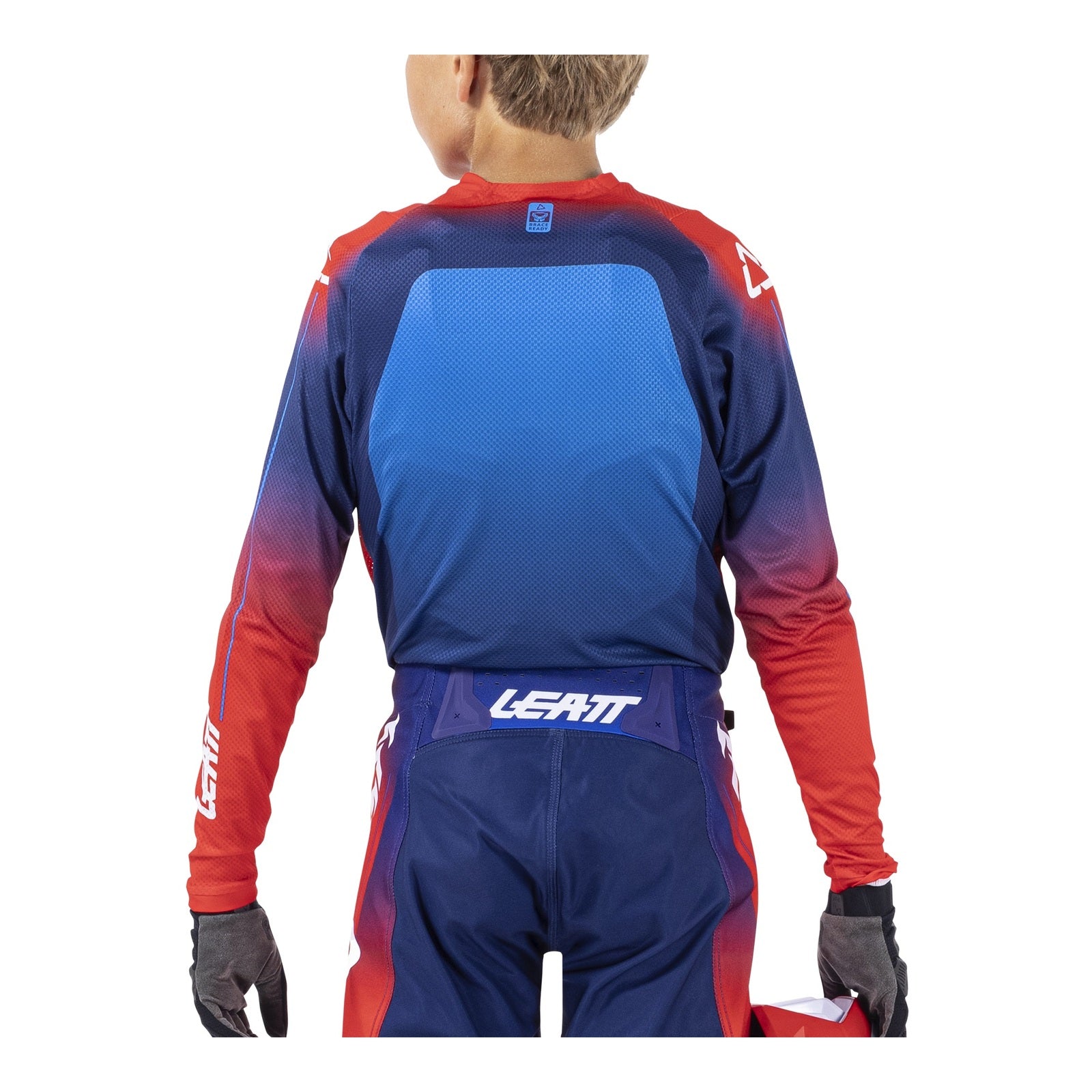 Leatt 2026 4.5 Junior Jersey - Royal Blue / Red