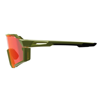 Leatt RideViz Pro Sunglasses - Neon Yellow Iriz Cryztal Red 13 VLT