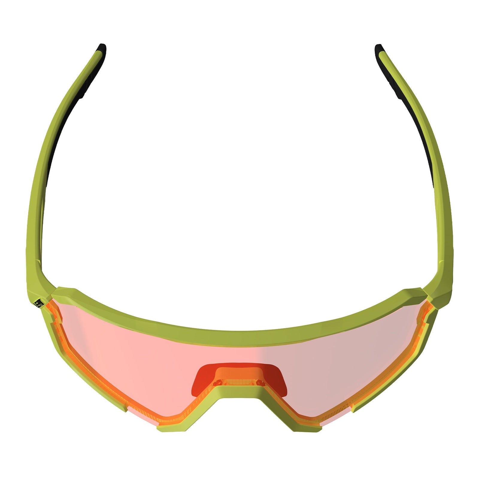Leatt RideViz Pro Sunglasses - Neon Yellow Iriz Cryztal Red 13 VLT