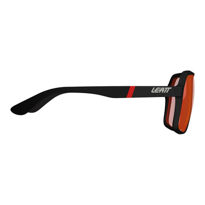 Leatt TheViz Sunglasses Andes - Satin Black Polarized Red 14 VLT
