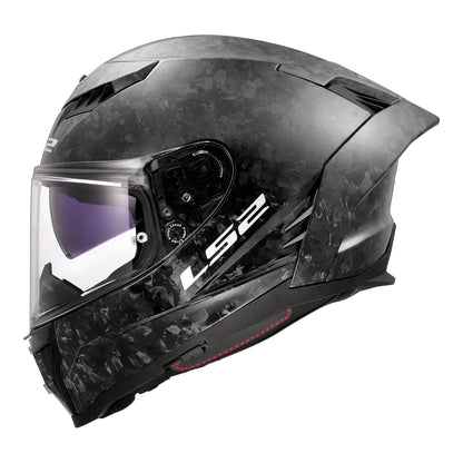 LS2 FF807 Dragon Forged Helmet - Gloss Carbon 06