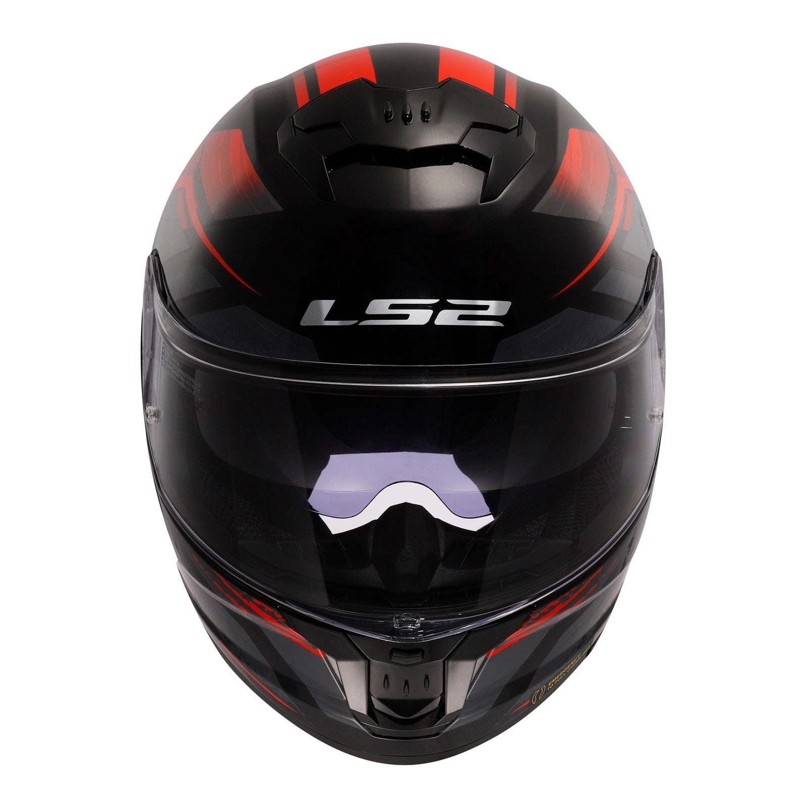LS2 FF808 Stream II Fury - Black / Red 06