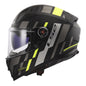 LS2 FF811 Vector II Helmet Tron - Matte Black / Hi-Vis Yellow