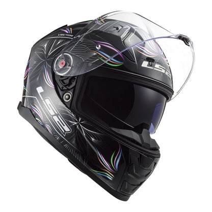 LS2 FF811 Vector II Tropical Helmet - Black / White
