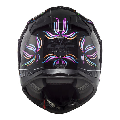 LS2 FF811 Vector II Tropical Helmet - Black / White