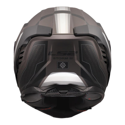 LS2 FF818 Storm III Sporty Helmet - Black / Grey
