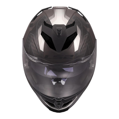 LS2 FF818 Storm III Sporty Helmet - Black / Grey