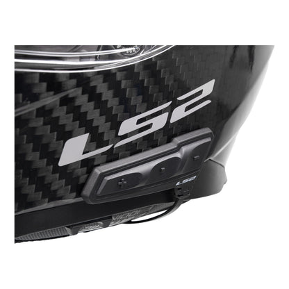 LS2 FF908 Strobe II Monza Flip Front Helmets - Matte Black / Hi-Vis Yellow 06