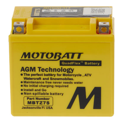 Motobatt Battery Quadflex AGM - MBTZ7S