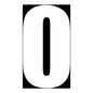 Whites Race Number - White #0 (10 Pack)