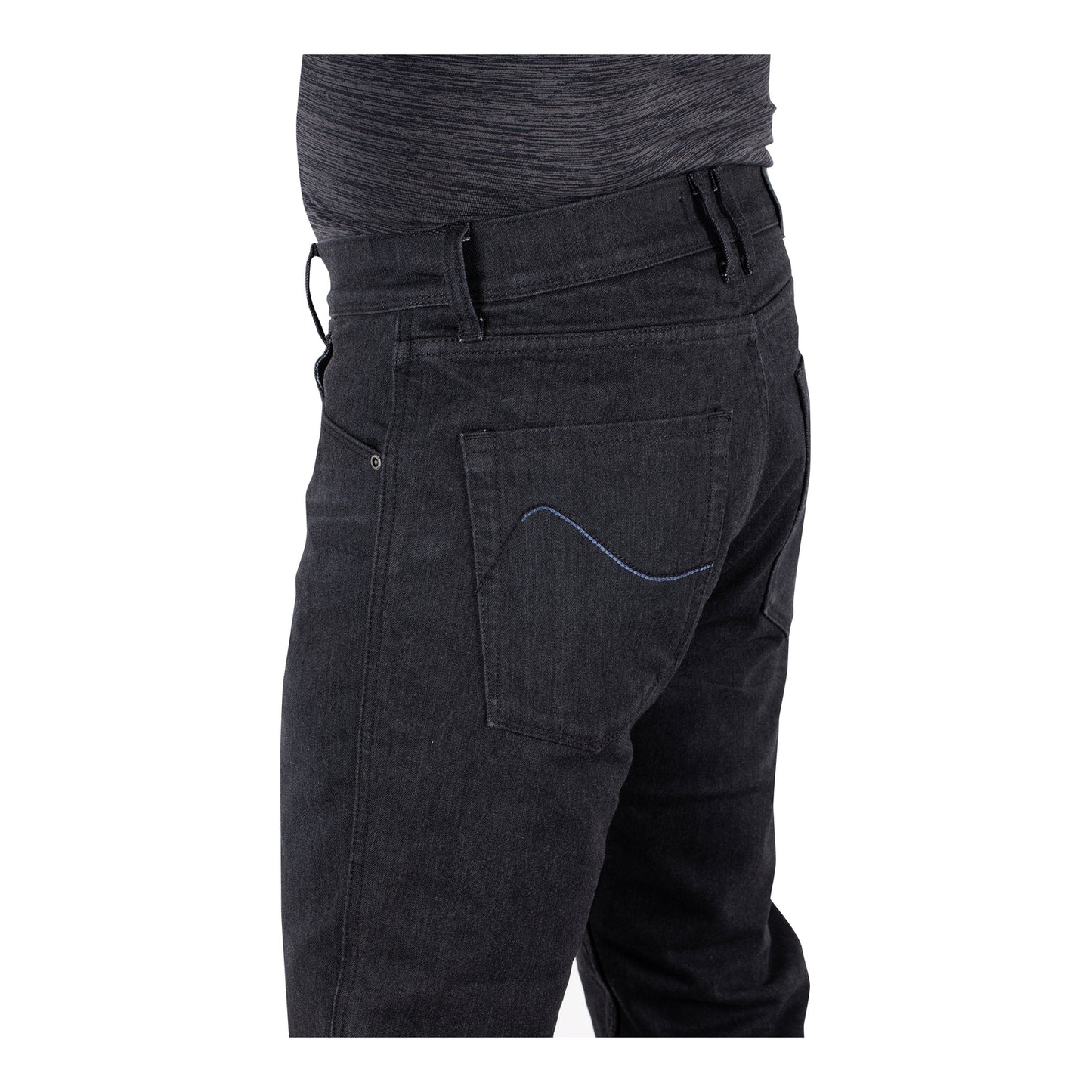 Oxford OA Marshal AAA Straight Men's Jeans - Black (Short)