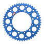 Renthal Sprocket Rear Blue 49T Alloy 7075 T6 Grooved