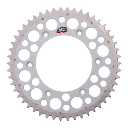 Renthal Sprocket Twinring Silver 50T Bi-metal Grooved