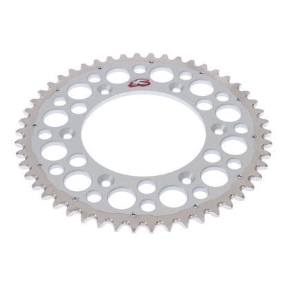 Renthal Sprocket Twinring Silver 50T Bi-metal Grooved