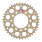 Renthal Sprocket Rear Silver 40T Alloy 7075 T6 Grooved Kawasaki