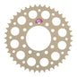 Renthal Sprocket Rear Silver 43T Alloy 7075 T6 Grooved Kawasaki