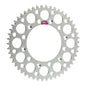 Renthal Sprocket Rear Silver 53T Alloy 7075 T6 Grooved Kawasaki
