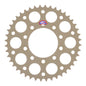 Renthal Sprocket Rear Silver 44T Alloy 7075 T6 Grooved Suzuki
