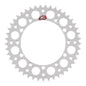 Renthal Rear Sprocket T6 Grooved 7075 Alloy - Silver [GasGas]