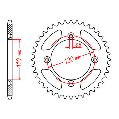 Sprocket Kit Honda CRF150R BW '07 - 420MXZ 15/55