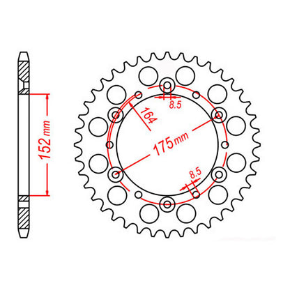 Sprocket Kit Yamaha YZ/WR400F U-Ring - GB520MXU 14/49