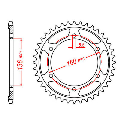 Sprocket Kit BMW F650 ST/GS - 520XRE 16/47