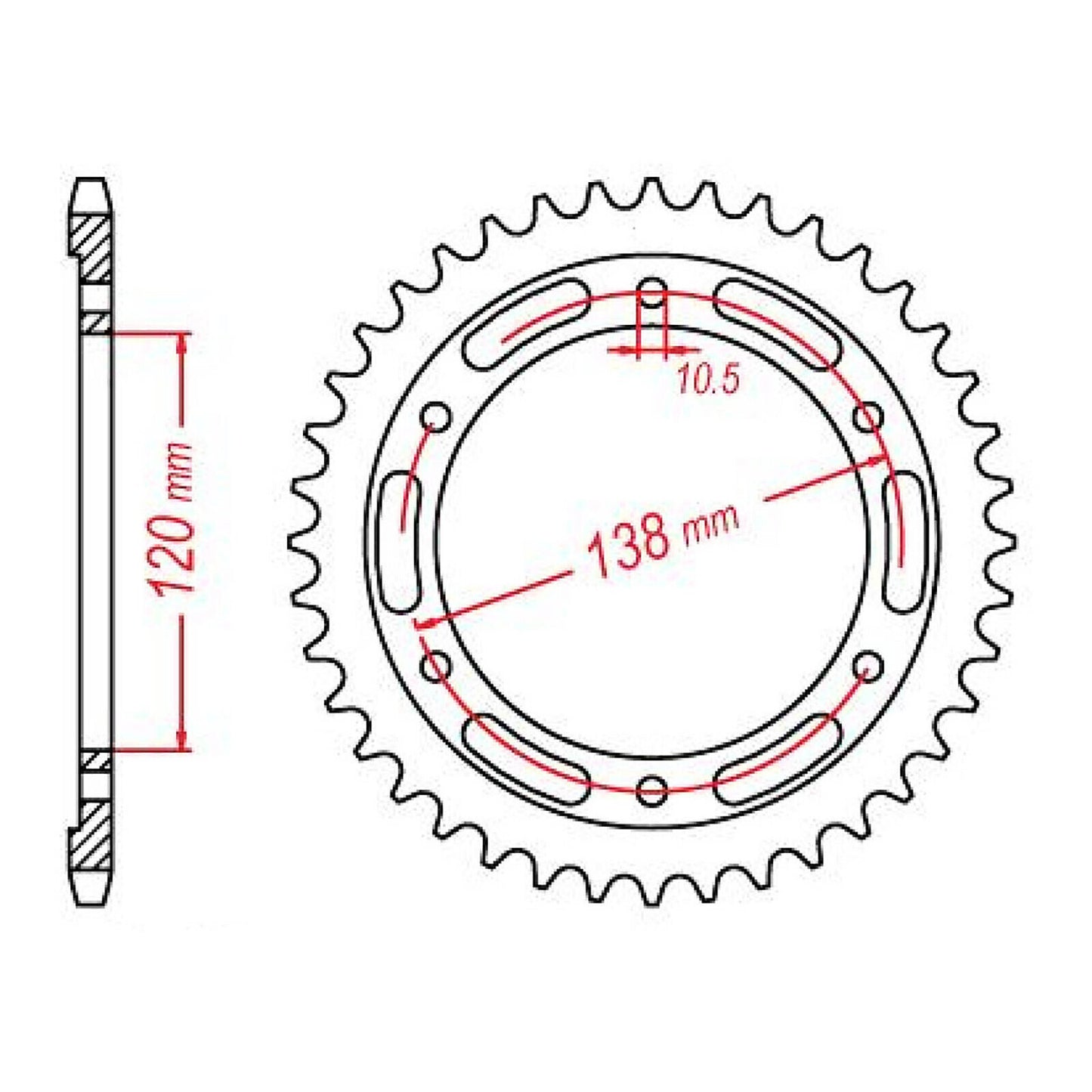 Sprocket Kit Honda CBR250 / CBR300 '11-'18 - 520XRE - 14/36