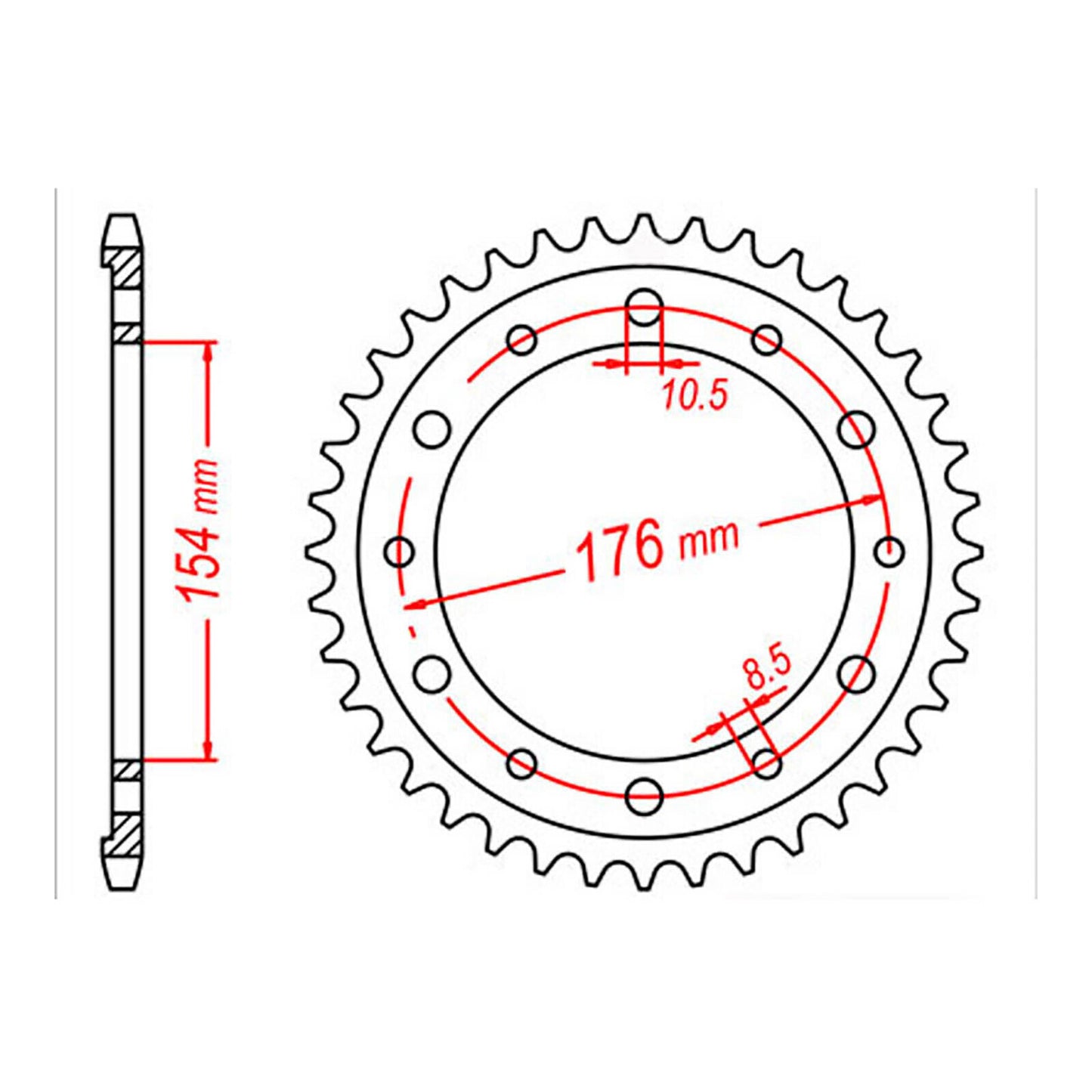 Sprocket Kit Honda VFR800 '02-'09 - 530XRE 16/43