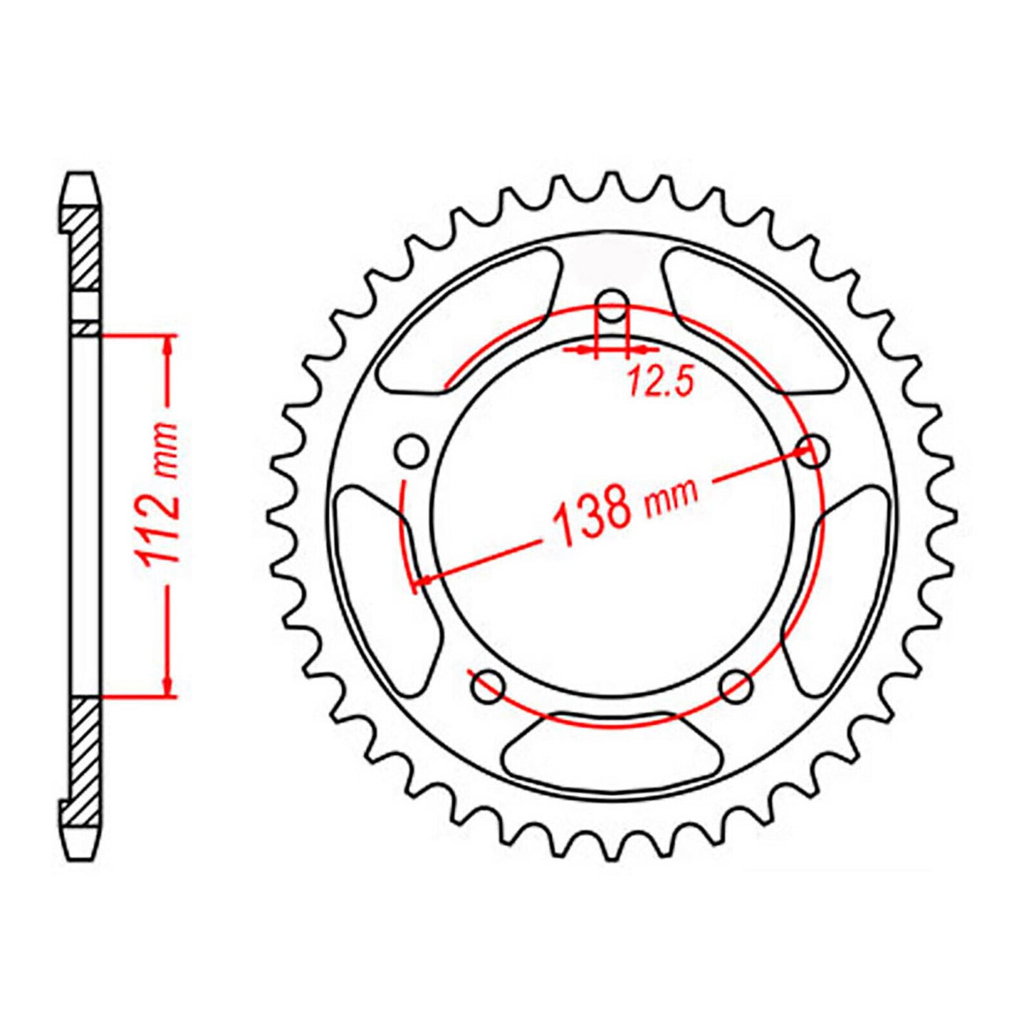 Sprocket Kit Honda CB900F Hornet '02-'06 - 530XRE 16/43