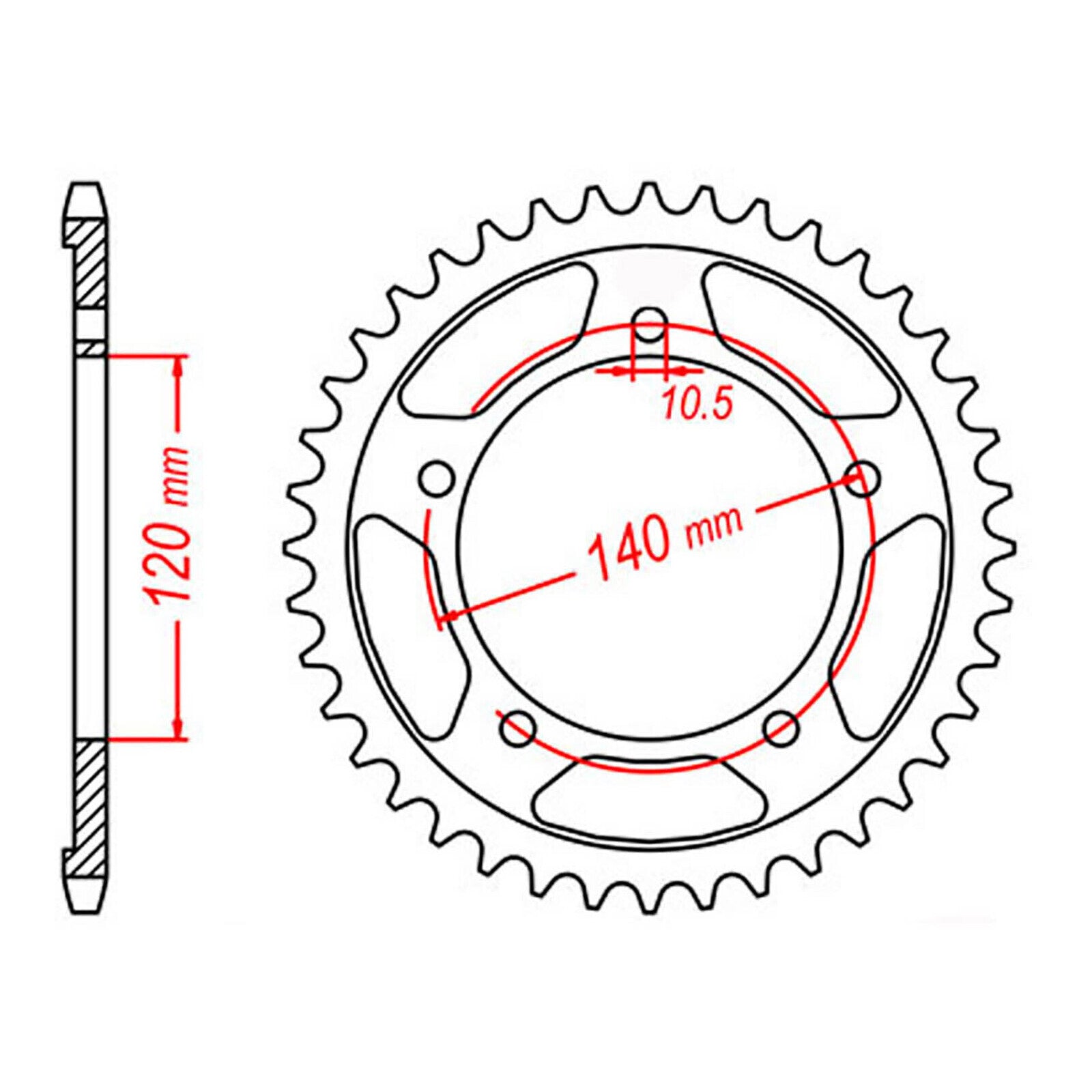 Sprocket Kit Suzuki GSR600 '06-'07 - 525XRE 16/48
