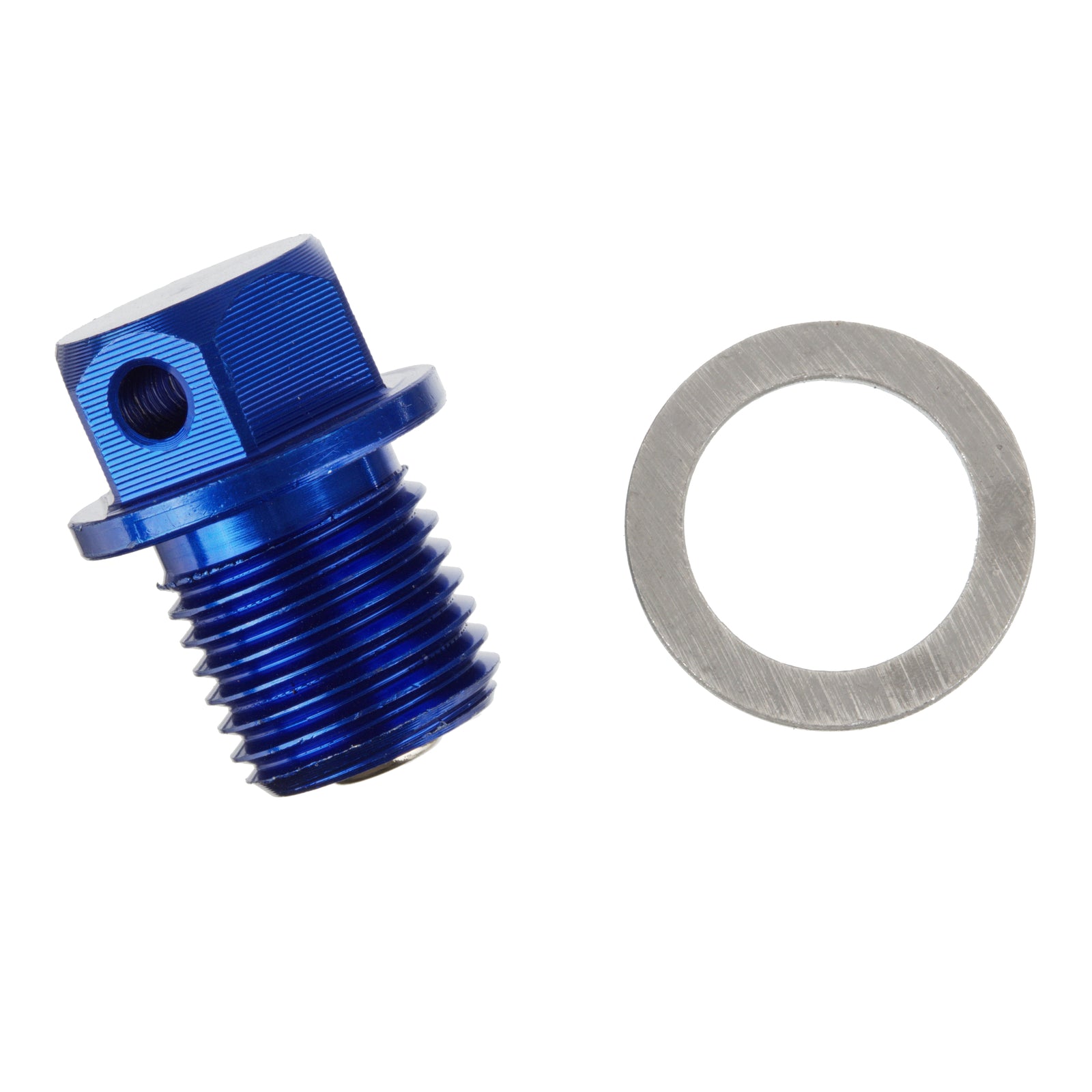 Whites Magnetic Sump Plug M14 x 14 x 1.5 - Blue