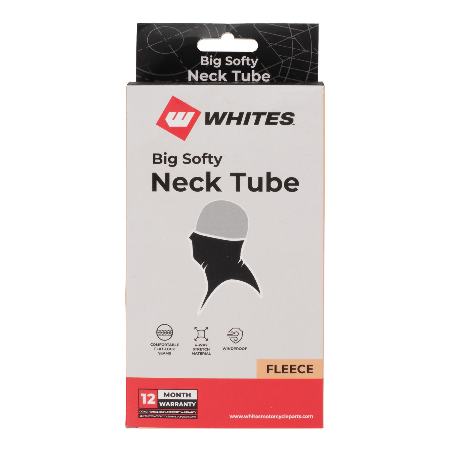 Whites Big Softy Microfiber Neck Tube - Black