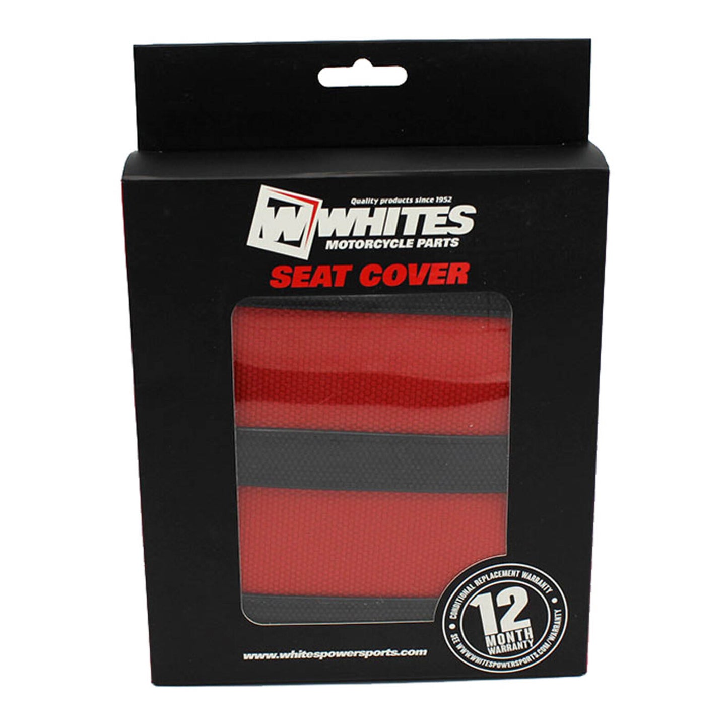 Whites Seat Cover - Red / Black Suzuki RM85 02-16