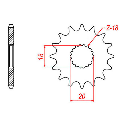 XAM Sprocket Kit Suzuki GN125 - 428AO 13/50