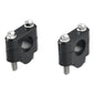Zeta Bar Rise Kit - Height 19mm, 22.2mm Bar - Black