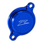 Zeta Oil Filter Cover - Assorted Yamaha Models - Blue