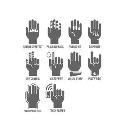 FIVE Enduro Air Glove - Feature Icons