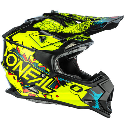 O'Neal Youth 2SRS VILLIAN Helmet - Neon Yellow