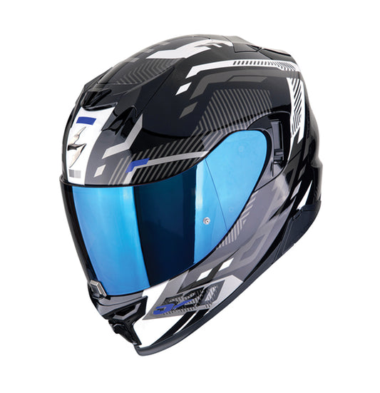 Scorpion EXO-520 EVO AIR RANKA - Blk/Wht/Blu