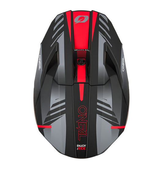 O'Neal 3SRS HAZE Helmet - Black/Grey/Red