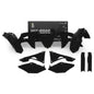 PLASTICS KIT RTECH 6 PIECE REVOLUTION BLACK HONDA CRF250R 22-24 CRF450R 21-24