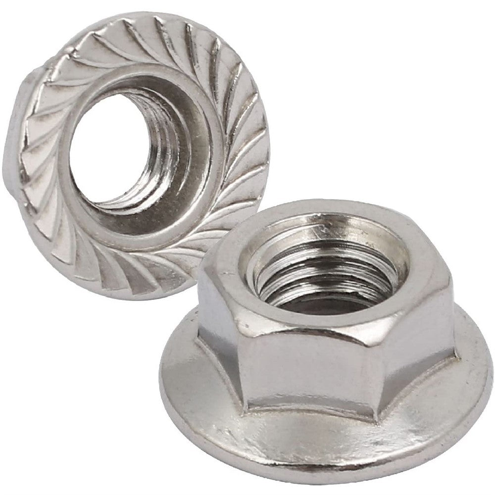AKRAPOVIC Flanged Lock Nut Stainless