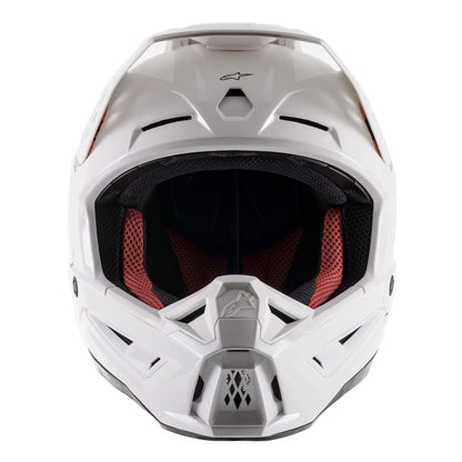 Alpinestars S-M5 Solid Helmet White Gloss
